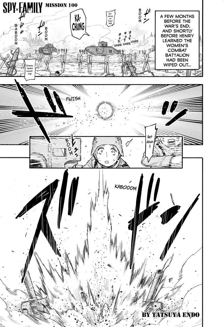Spy x Family Manga Chapter 100 page 1 - Mission 100