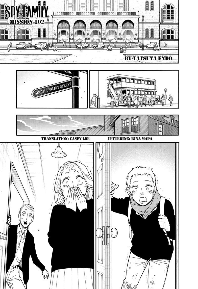 Spy x Family Manga Chapter 102 page 1 - Mission 102