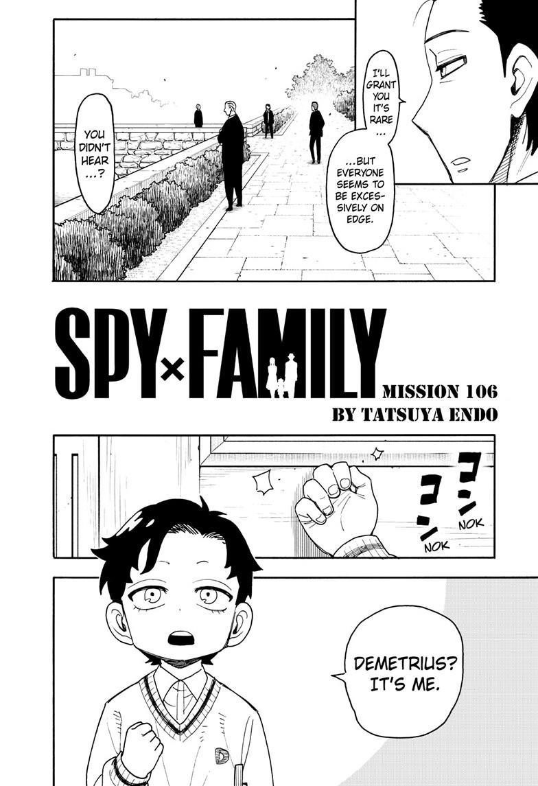 Spy x Family Manga Chapter 106 page 2 - Mission 106