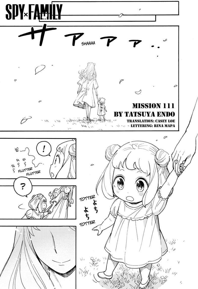Spy x Family Manga Chapter 111 page 1 - Mission 111