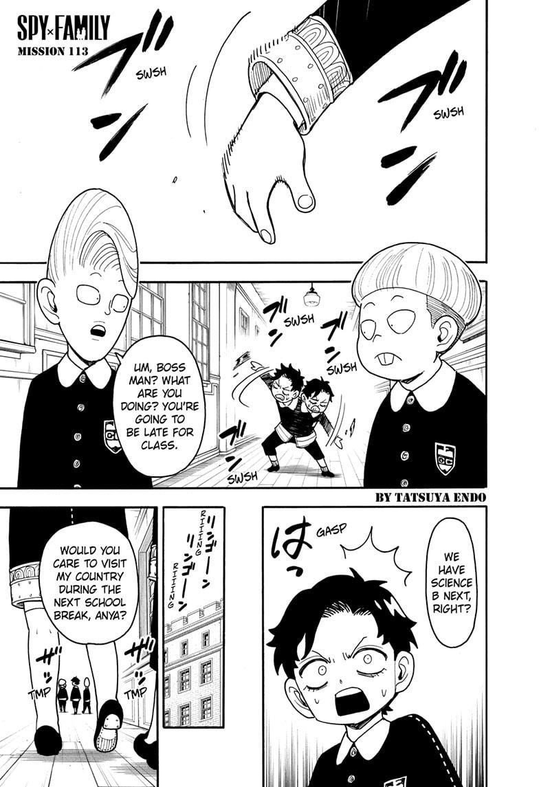 Spy x Family Manga Chapter 113 page 1 - Mission 113