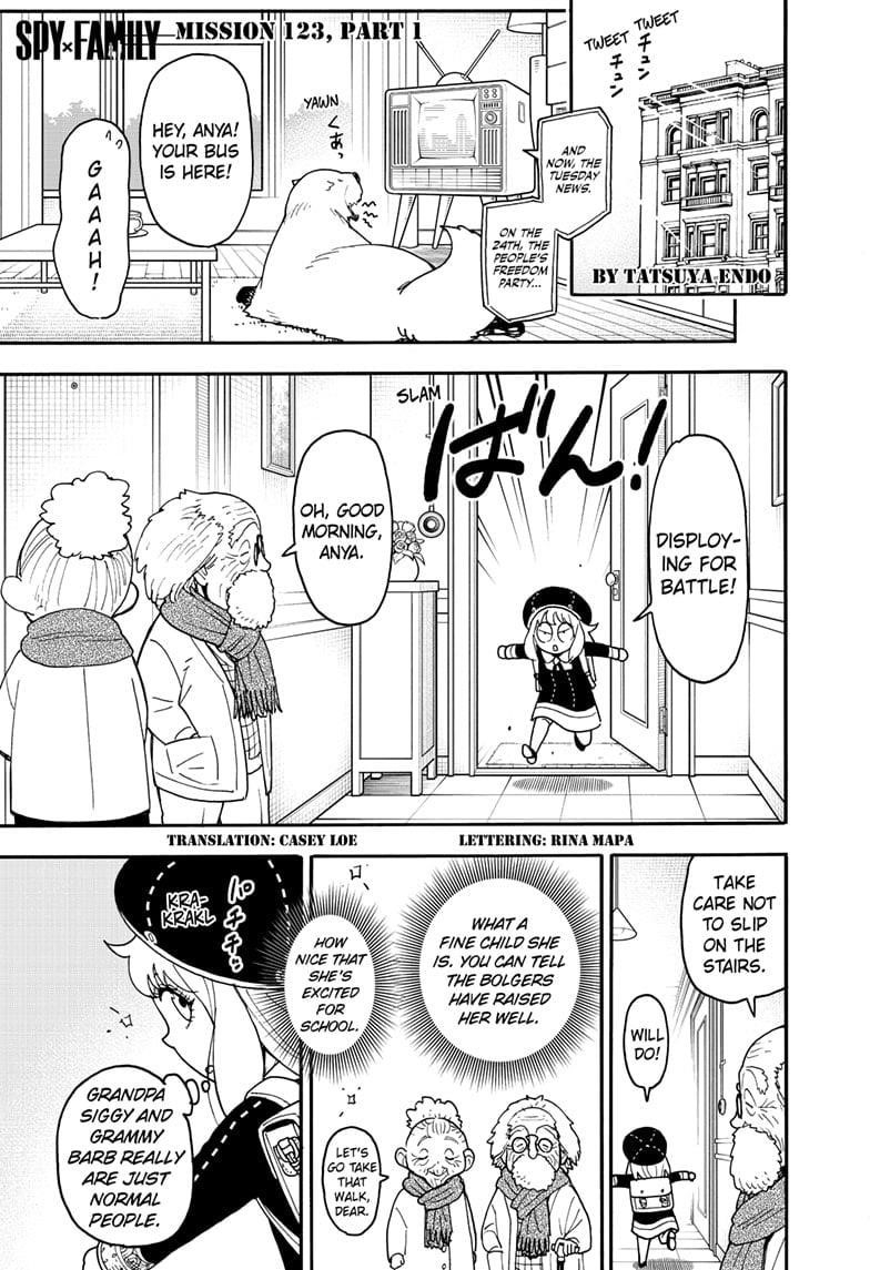 Spy x Family Manga Chapter 123 page 1 - Mission 123: Part 1