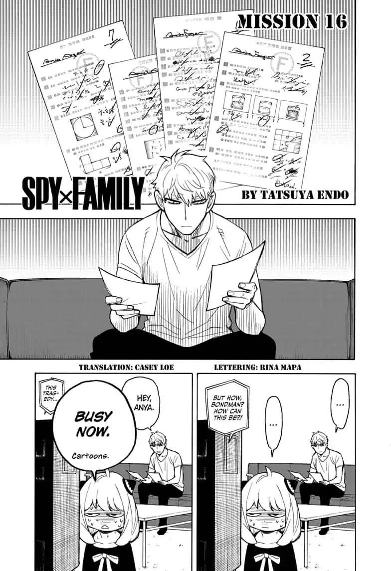 Spy x Family Manga Chapter 16 page 1 - Mission 16