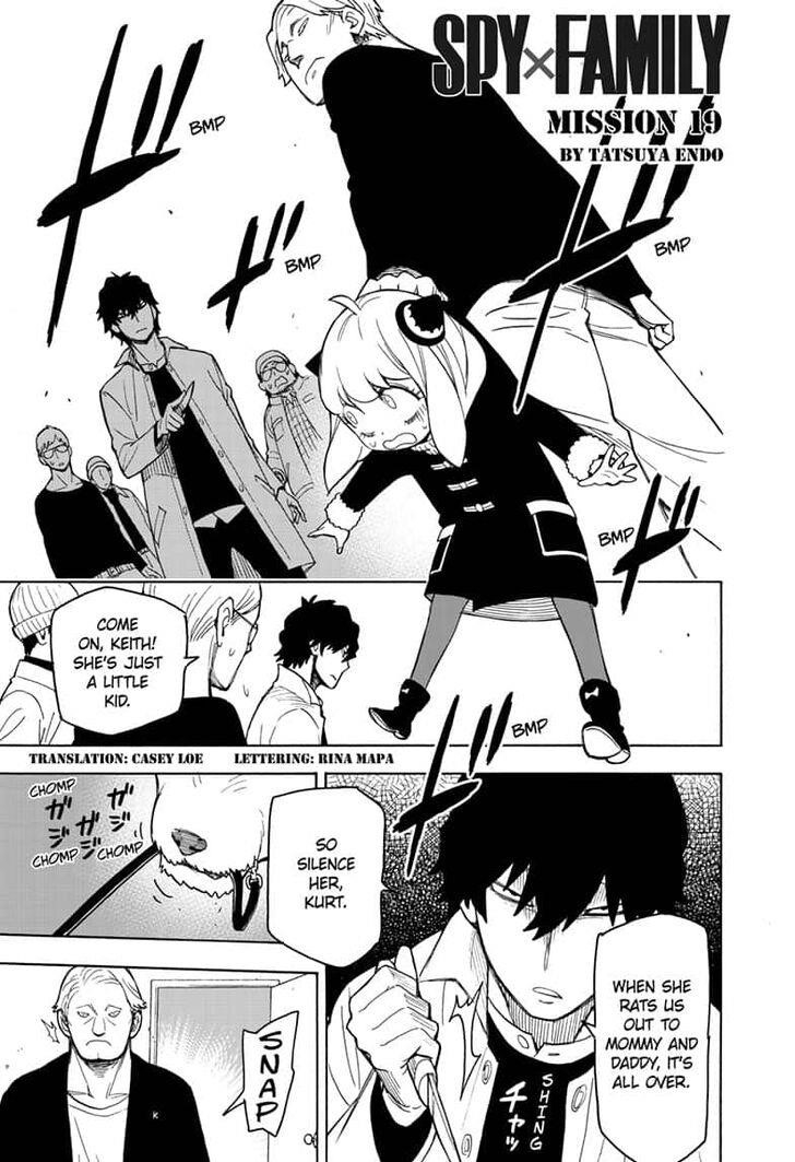 Spy x Family Manga Chapter 19 page 1 - Mission 19