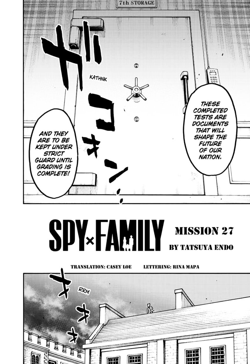 Spy x Family Manga Chapter 27 page 2 - Mission 27
