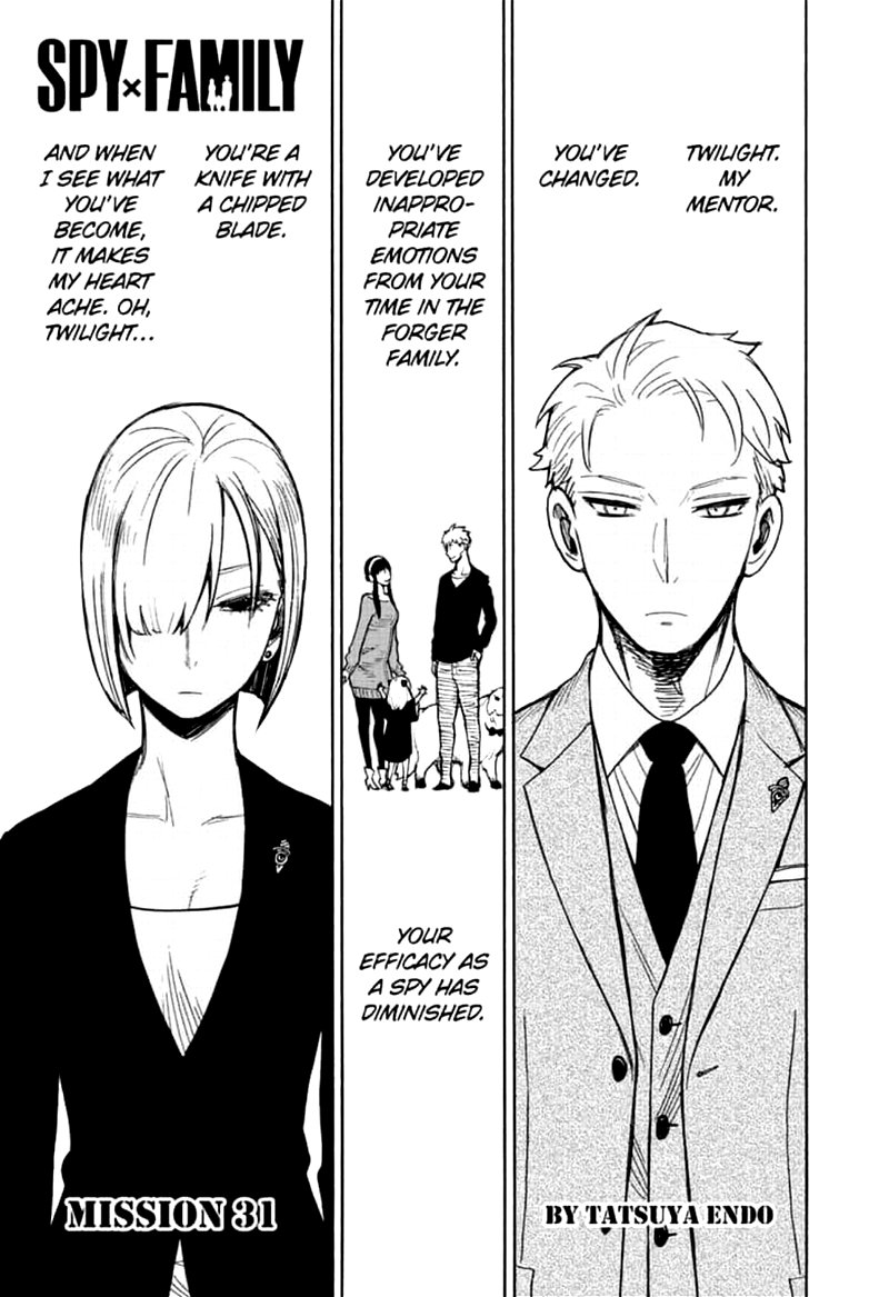 Spy x Family Manga Chapter 31 page 1 - Mission 31