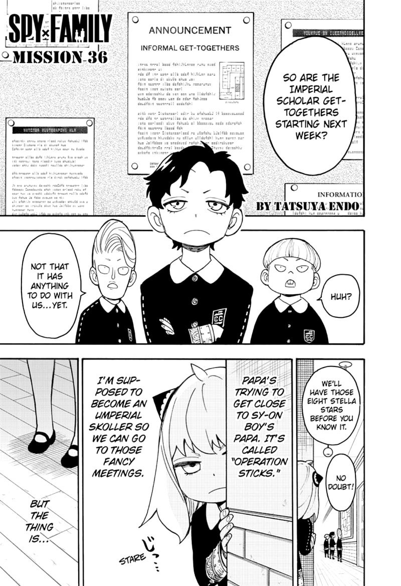 Spy x Family Manga Chapter 36 page 1 - Mission 36
