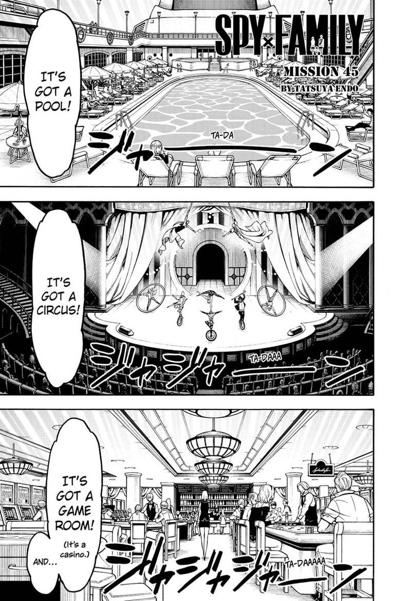 Spy x Family Manga Chapter 45 page 1 - Mission 45