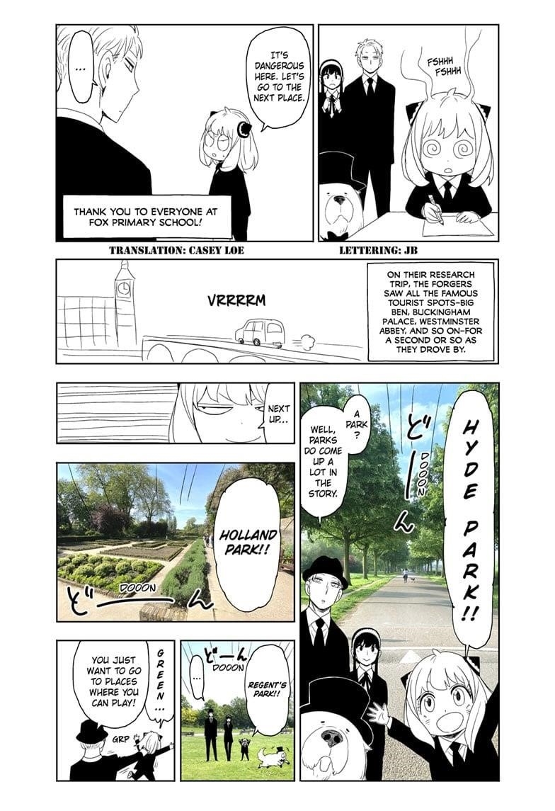 Spy x Family Manga Chapter 98.5 page 2 - Research Mission